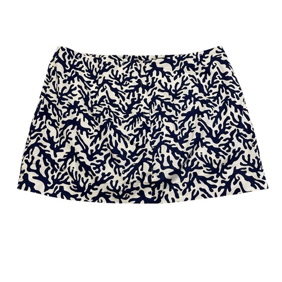 Lilly Pulitzer Navy and White Mini Pencil Skirt - Picture 5 of 5
